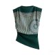 Textured Shoulder Women's Top - Summer Fashion Thickened Sleeveless T-Shirt