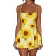 Sexy Party Women's Dress - Summer Backless Double-Layer Pleated Sleeveless Mini